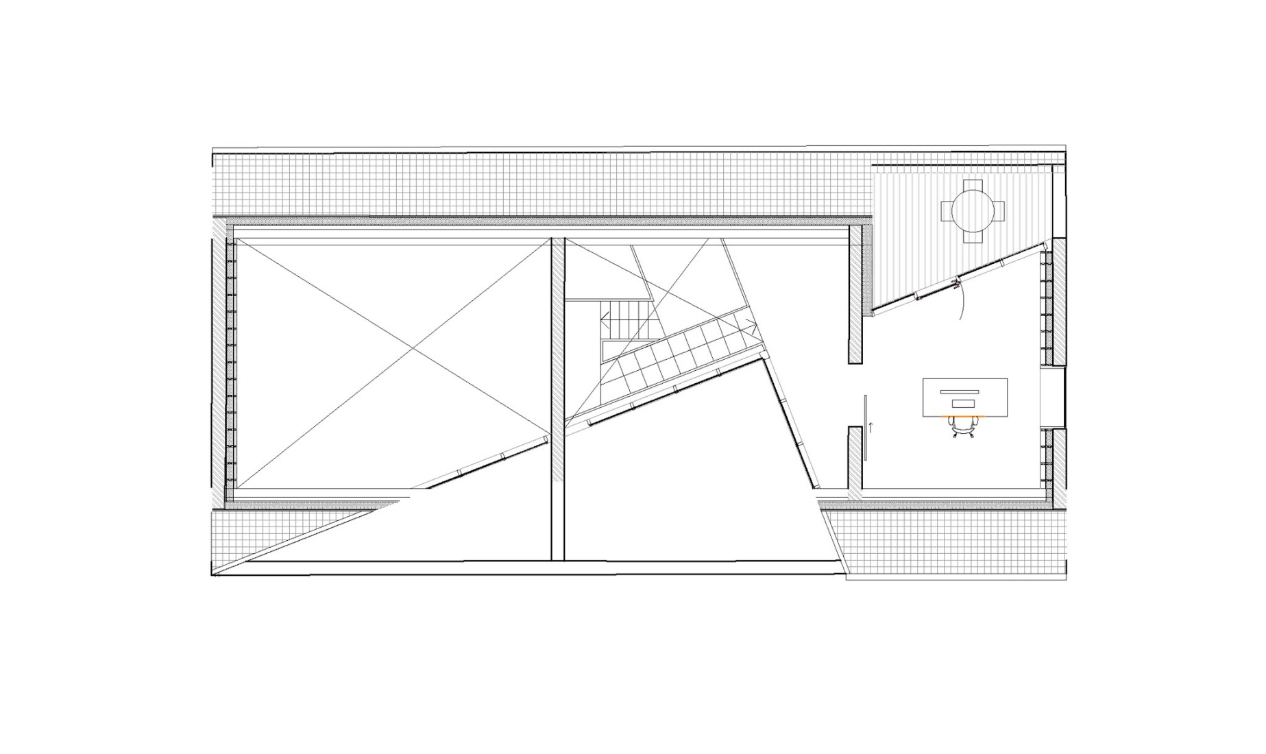 Planta segunda. Casa Lyco por OYO Architects.