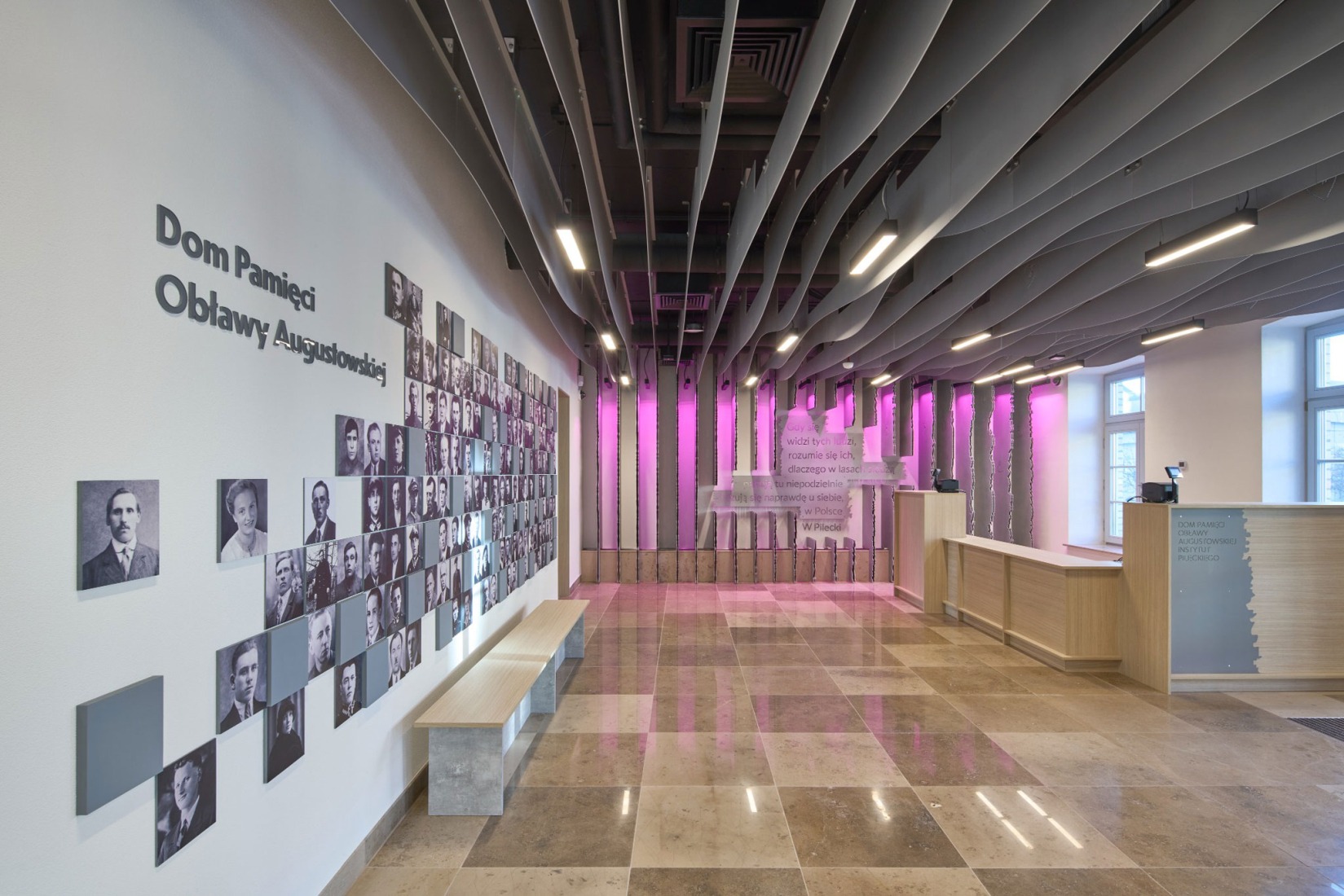 House of Remembrance of the Augustow Roundup by Tremend Studio. Photograph by Bartosz Makowski.