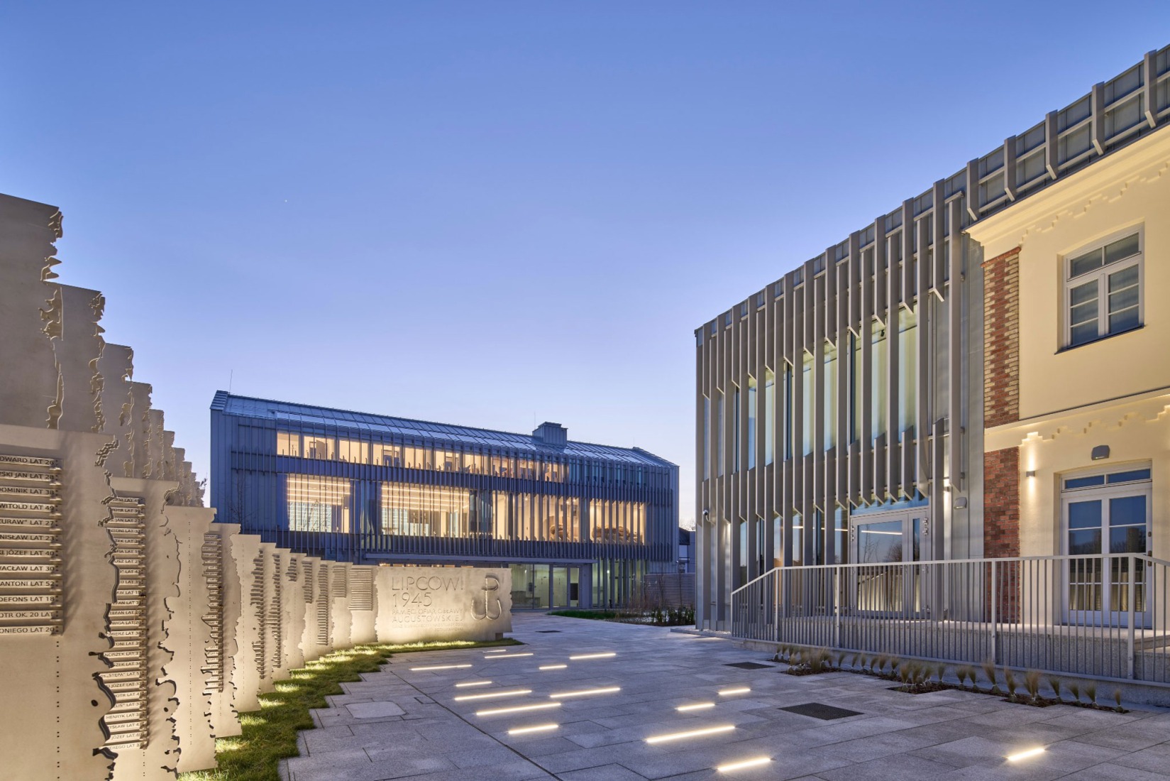 House of Remembrance of the Augustow Roundup by Tremend Studio. Photograph by Bartosz Makowski.