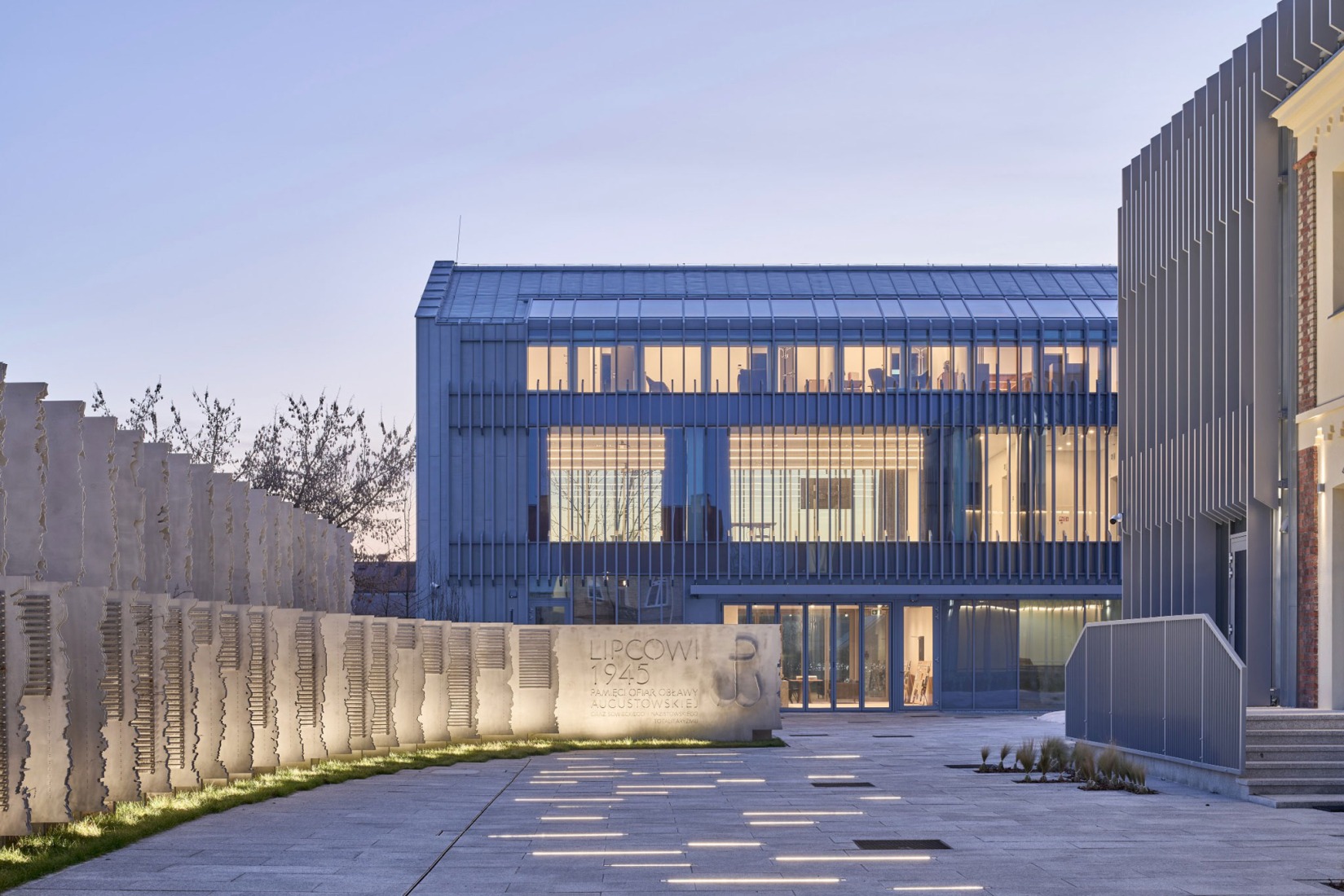 House of Remembrance of the Augustow Roundup by Tremend Studio. Photograph by Bartosz Makowski.