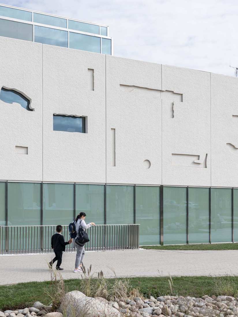 Tselinny Center of Contemporary Culture by Asif Khan. Photograph by Laurian Ghinitoiu.