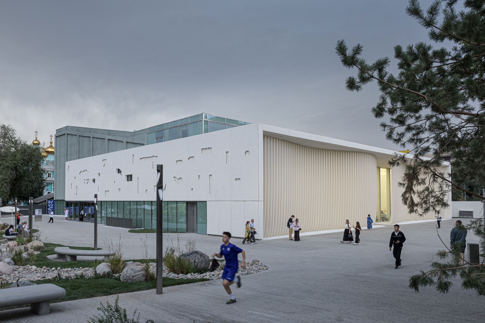 Tselinny Center of Contemporary Culture by Asif Khan. Photograph by Laurian Ghinitoiu.
