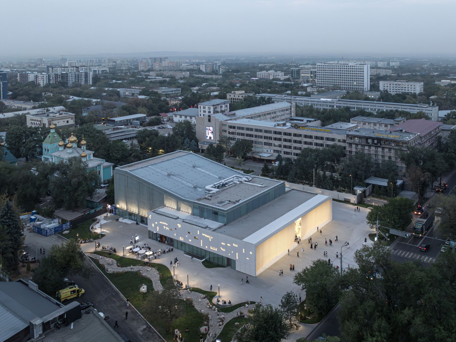 Tselinny Center of Contemporary Culture by Asif Khan. Photograph by Laurian Ghinitoiu.