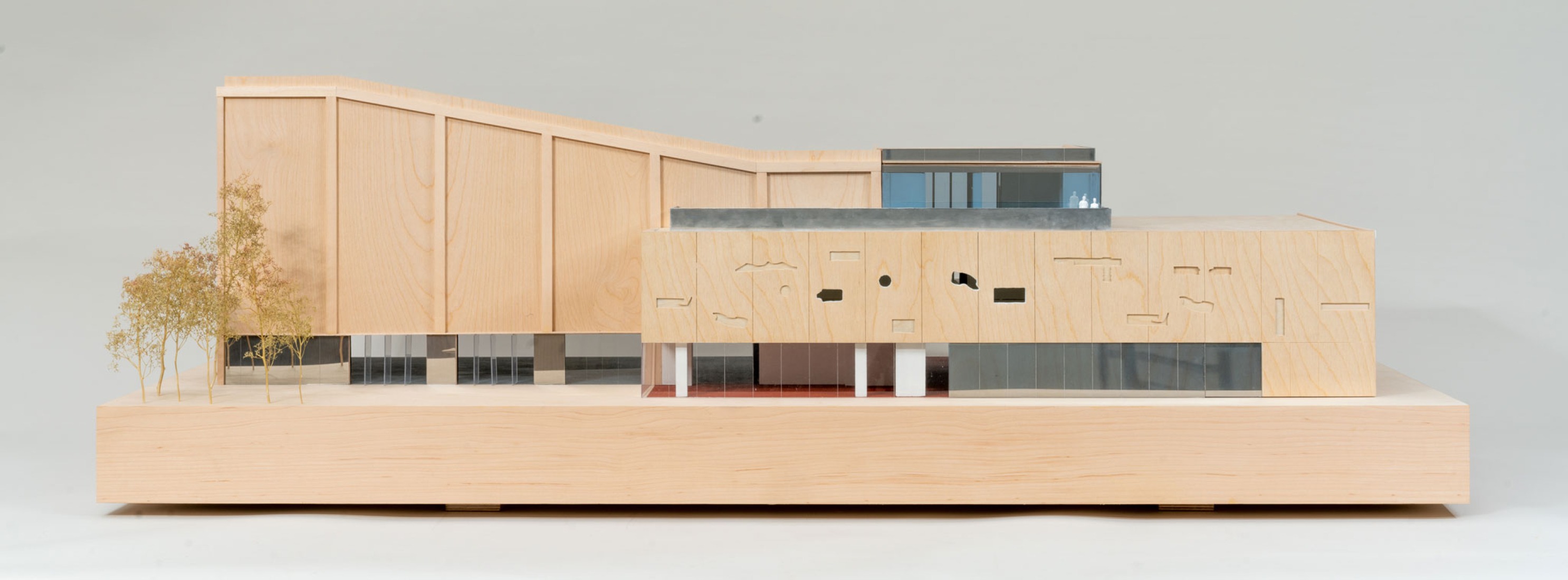 1:50 model. Tselinny Center of Contemporary Culture by Asif Khan.