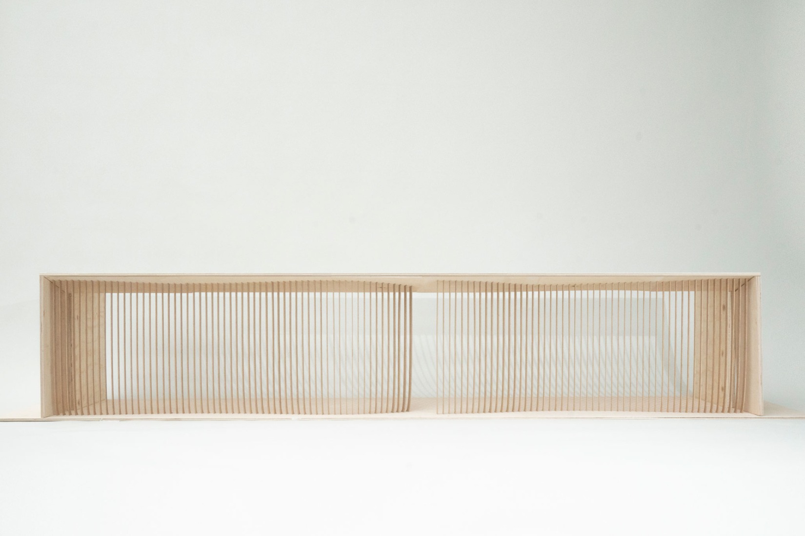 1:50 model. Tselinny Center of Contemporary Culture by Asif Khan.