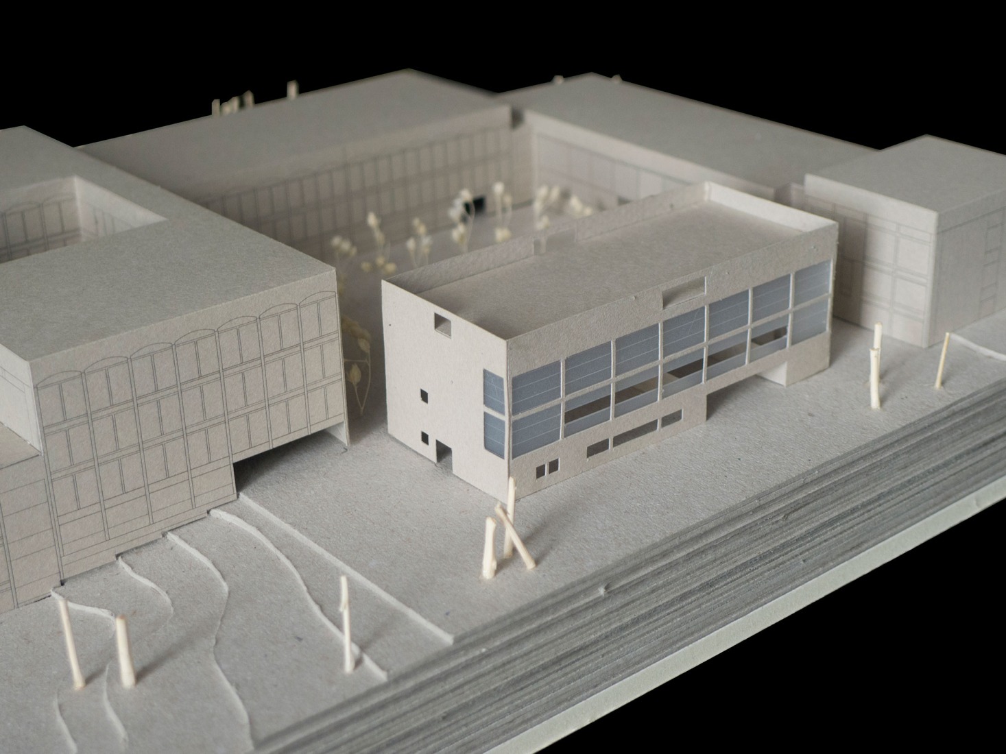 Maqueta. Biblioteca para el Liceo Francés de Madrid por Alberto Campo Baeza.