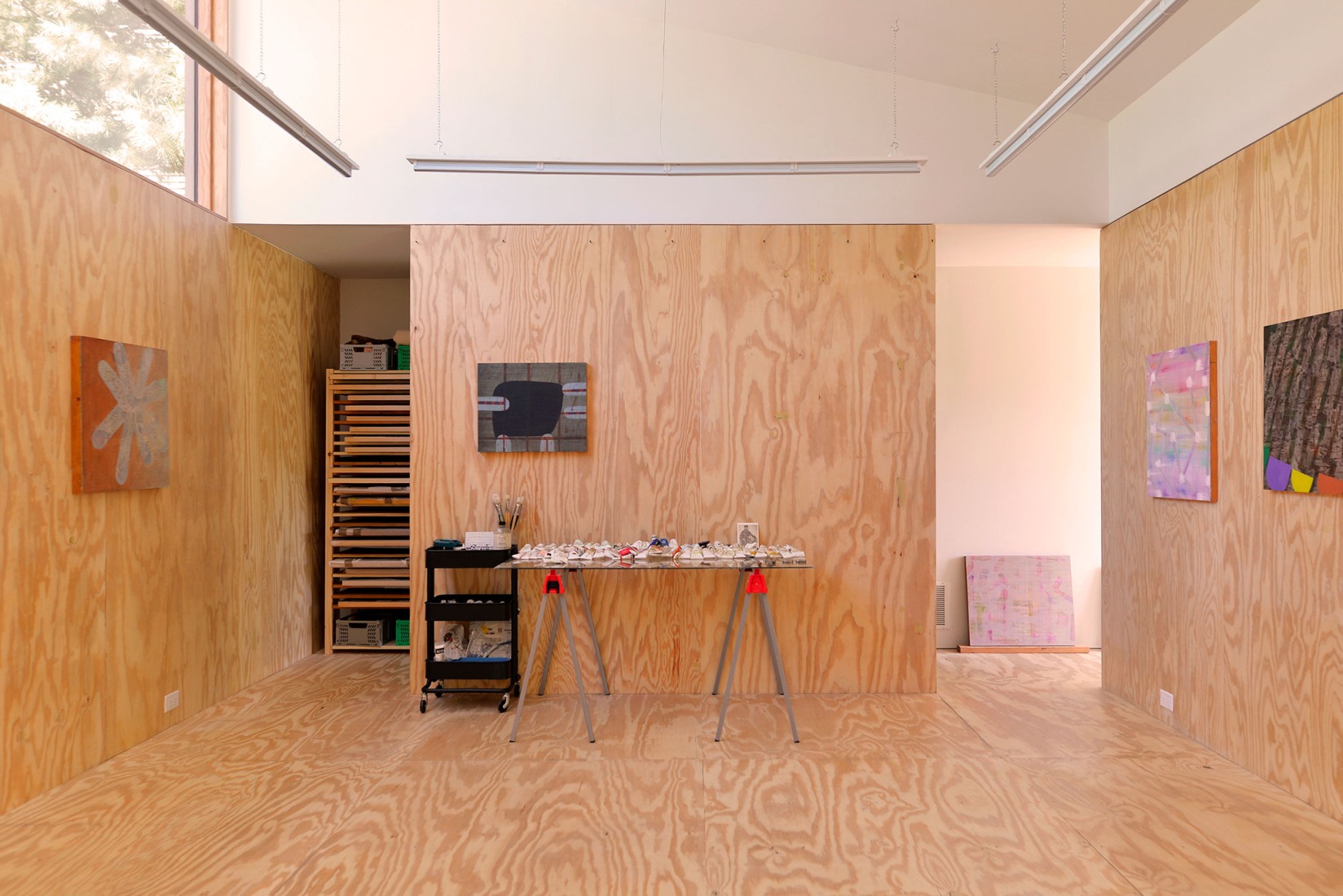 Anchorage Road Artist Studio by Ballman Khapalova. Photography by Ballman Khapalova.