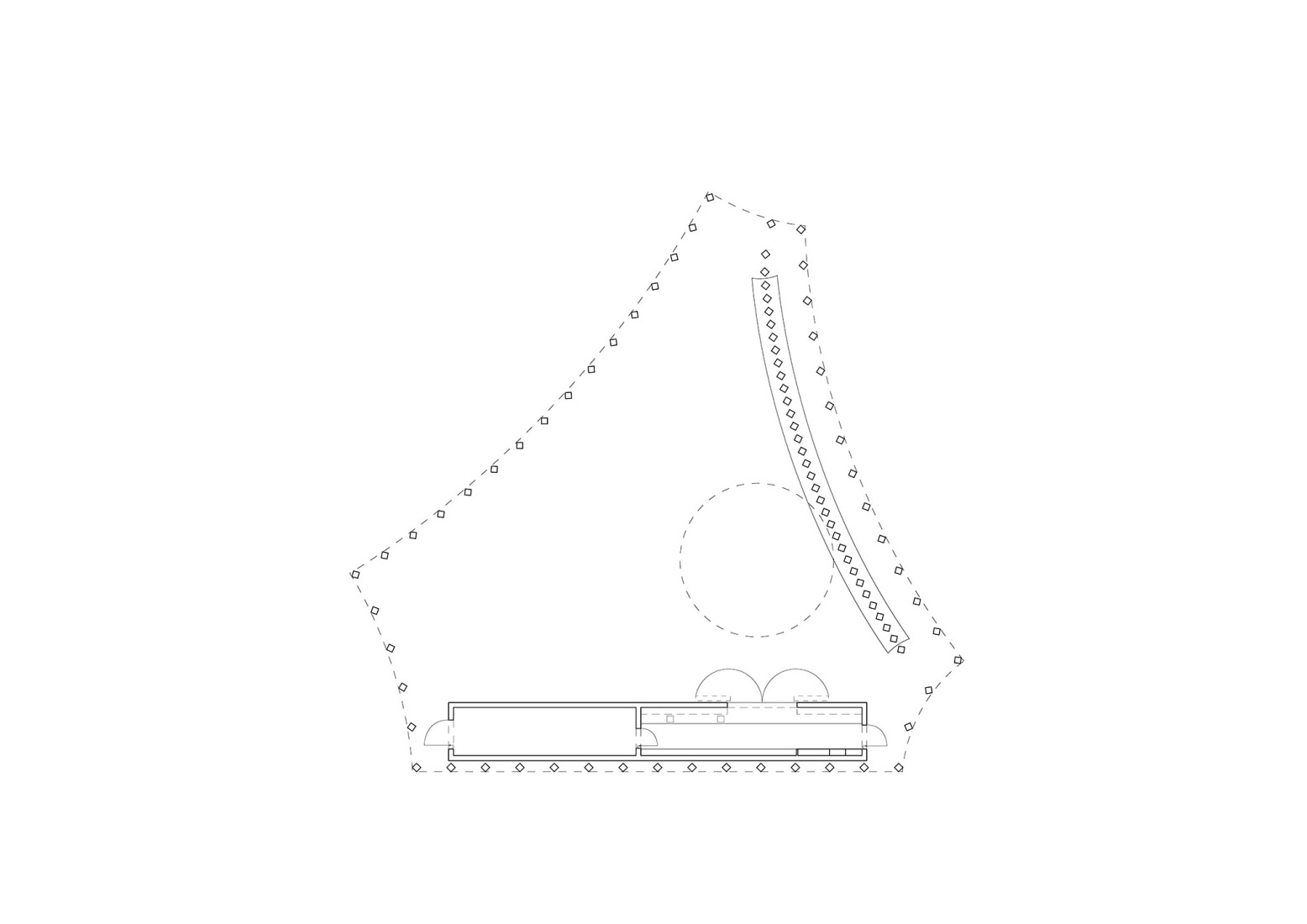 Floor plan. Pier Pavilion by Besley & Spresser.