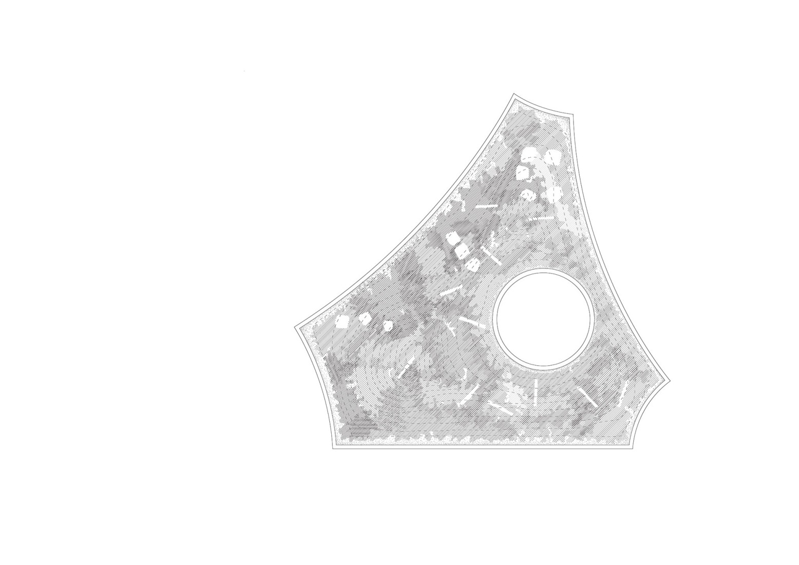 Roof top floor plan. Pier Pavilion by Besley & Spresser.