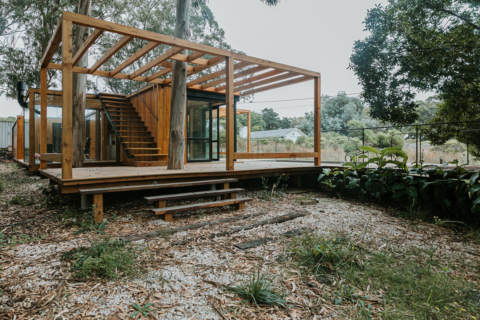 Casa de veraneo en Chapadmalal por Estudio Borrachia. Fotografía por Adrián Rios.