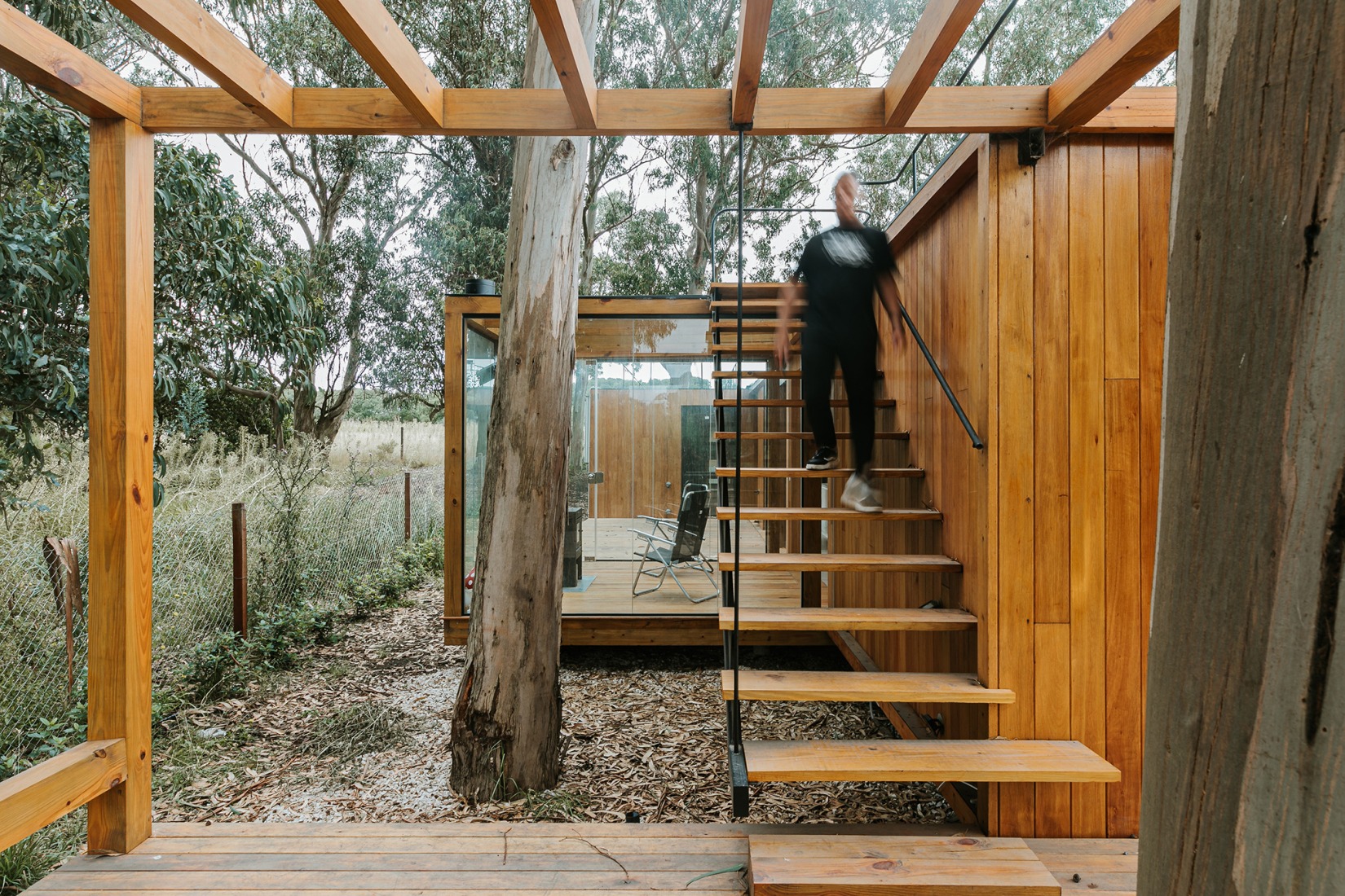 Casa de veraneo en Chapadmalal por Estudio Borrachia. Fotografía por Adrián Rios.