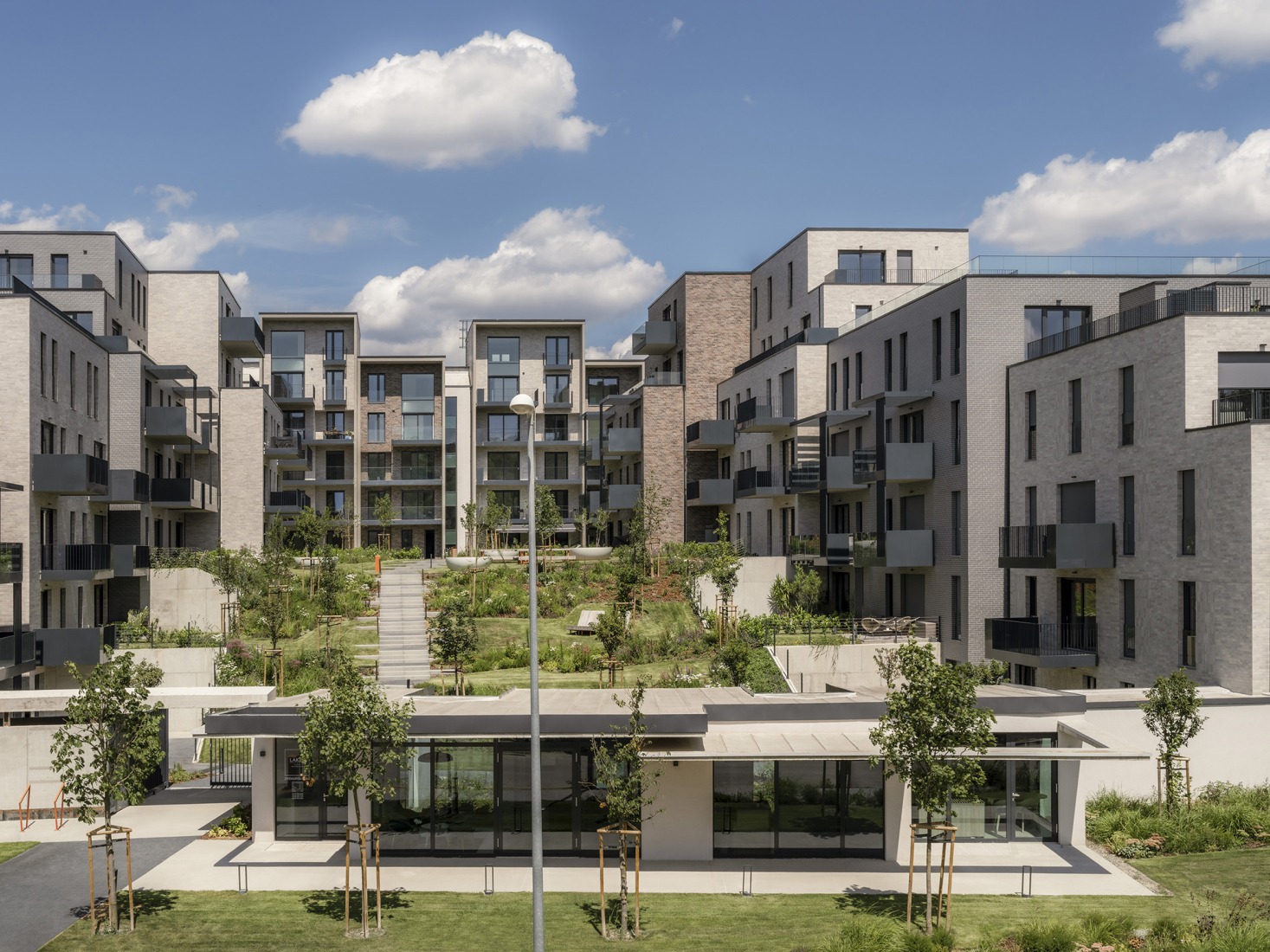 Casa y parque «Lake 11» por Coldefy + DDS. Fotografía por Tamás Bujnovszky.