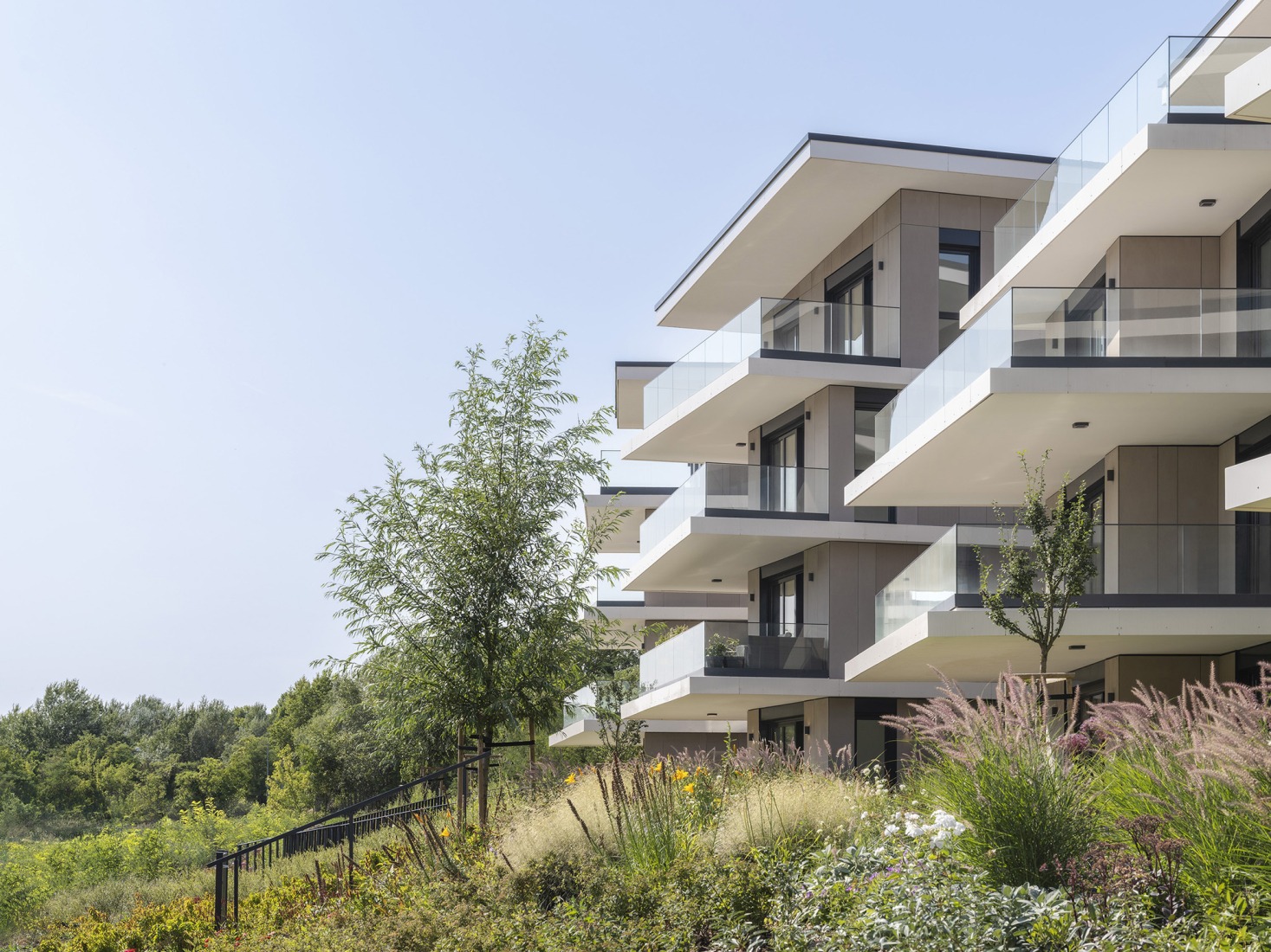 Casa y parque «Lake 11» por Coldefy + DDS. Fotografía por Tamás Bujnovszky.