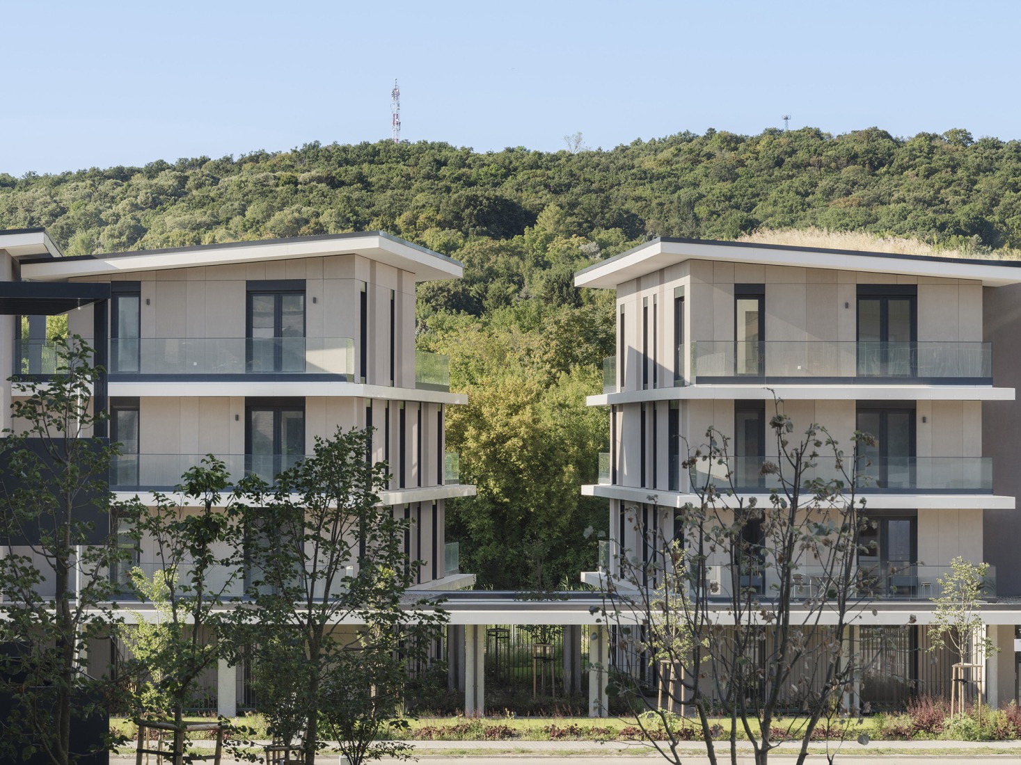 Casa y parque «Lake 11» por Coldefy + DDS. Fotografía por Tamás Bujnovszky.