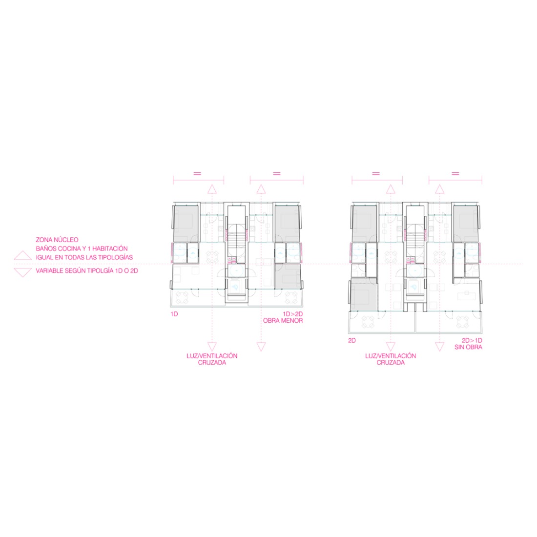 Dwelling. 58 social housing units by GVG Estudio + MOEST. 