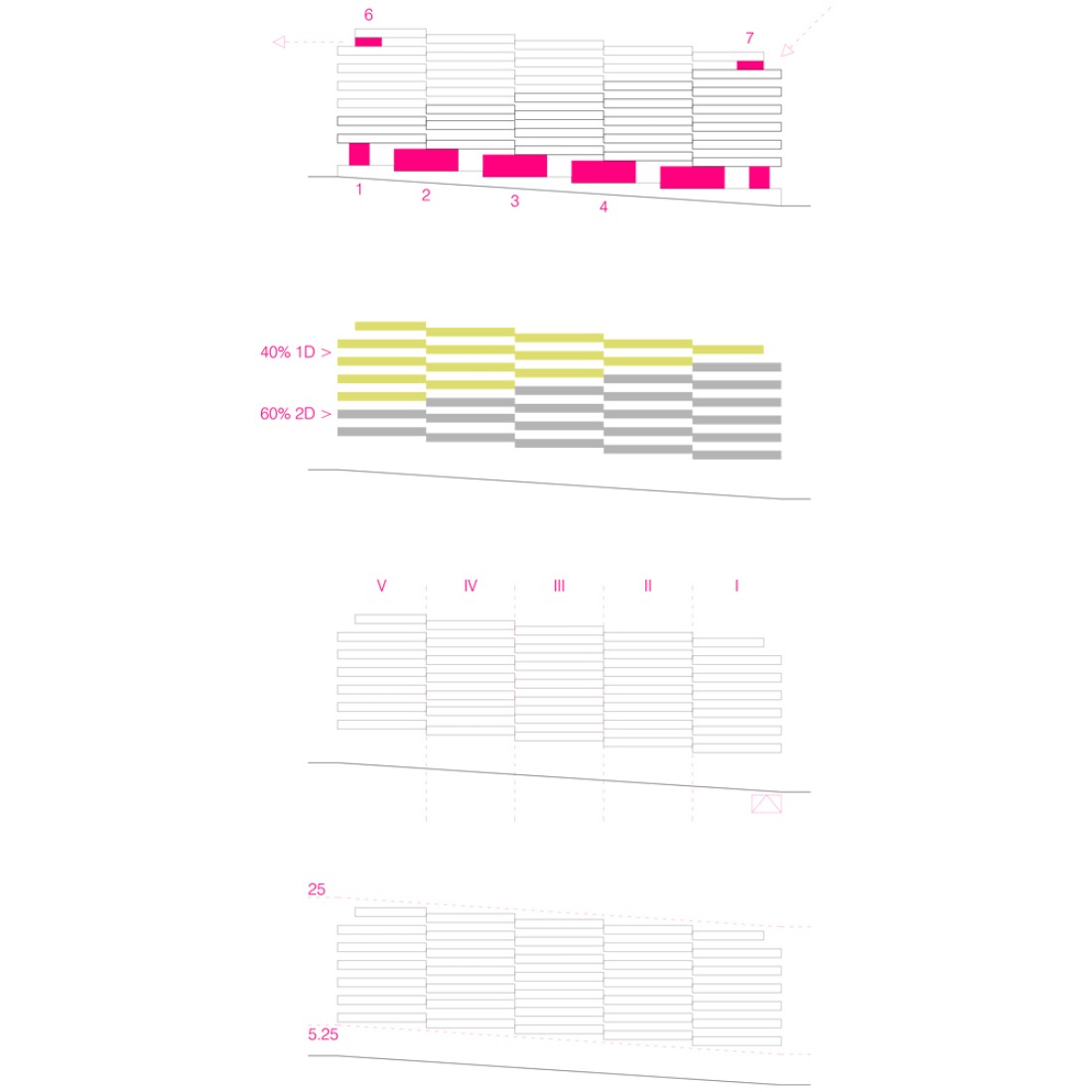 Diagram. 58 social housing units by GVG Estudio + MOEST. 