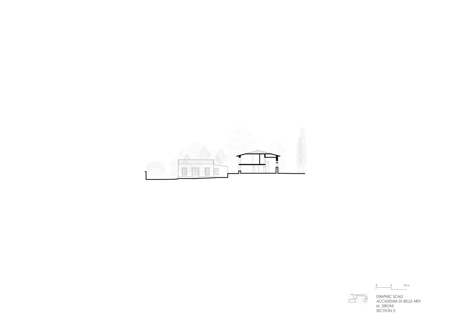 Section 2. Academy of Fine Arts “M.Sironi” by Studio Associato di Architettura LERUA.