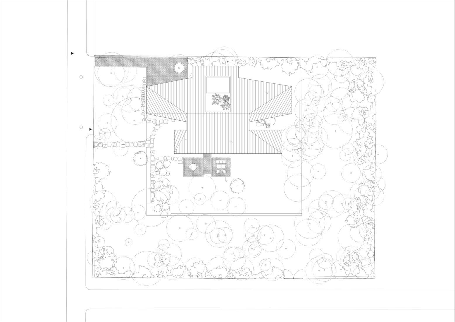 Plano de situación. La Casa de los Viajeros por Wojciech Kotecki y Katarzyna Mach.