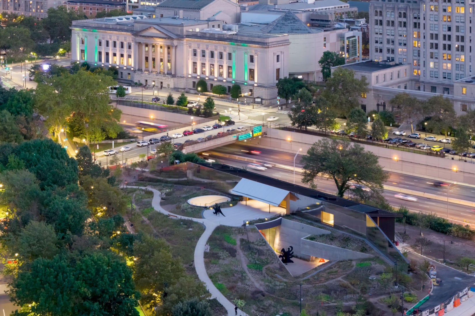 Calder Gardens by Herzog & de Meuron. Photogrpah by Iwan Baan.