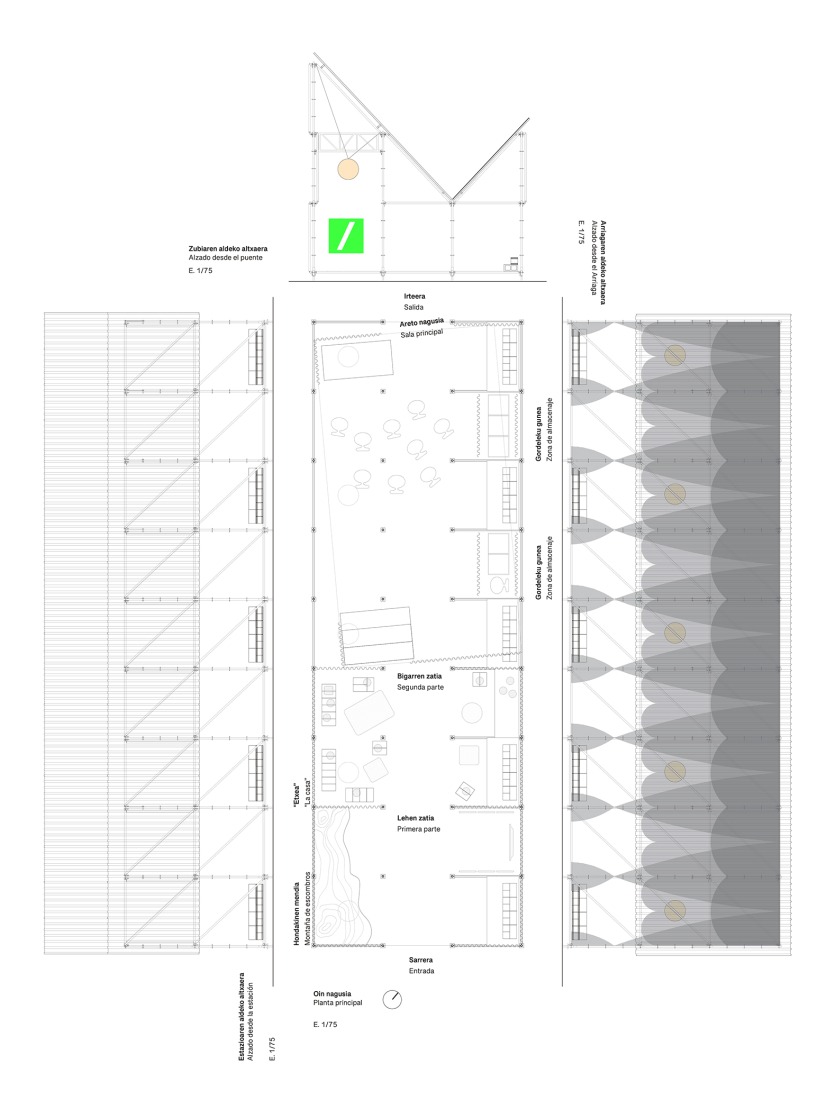 Site plan. Etxenoi by AMA Architectural Office.