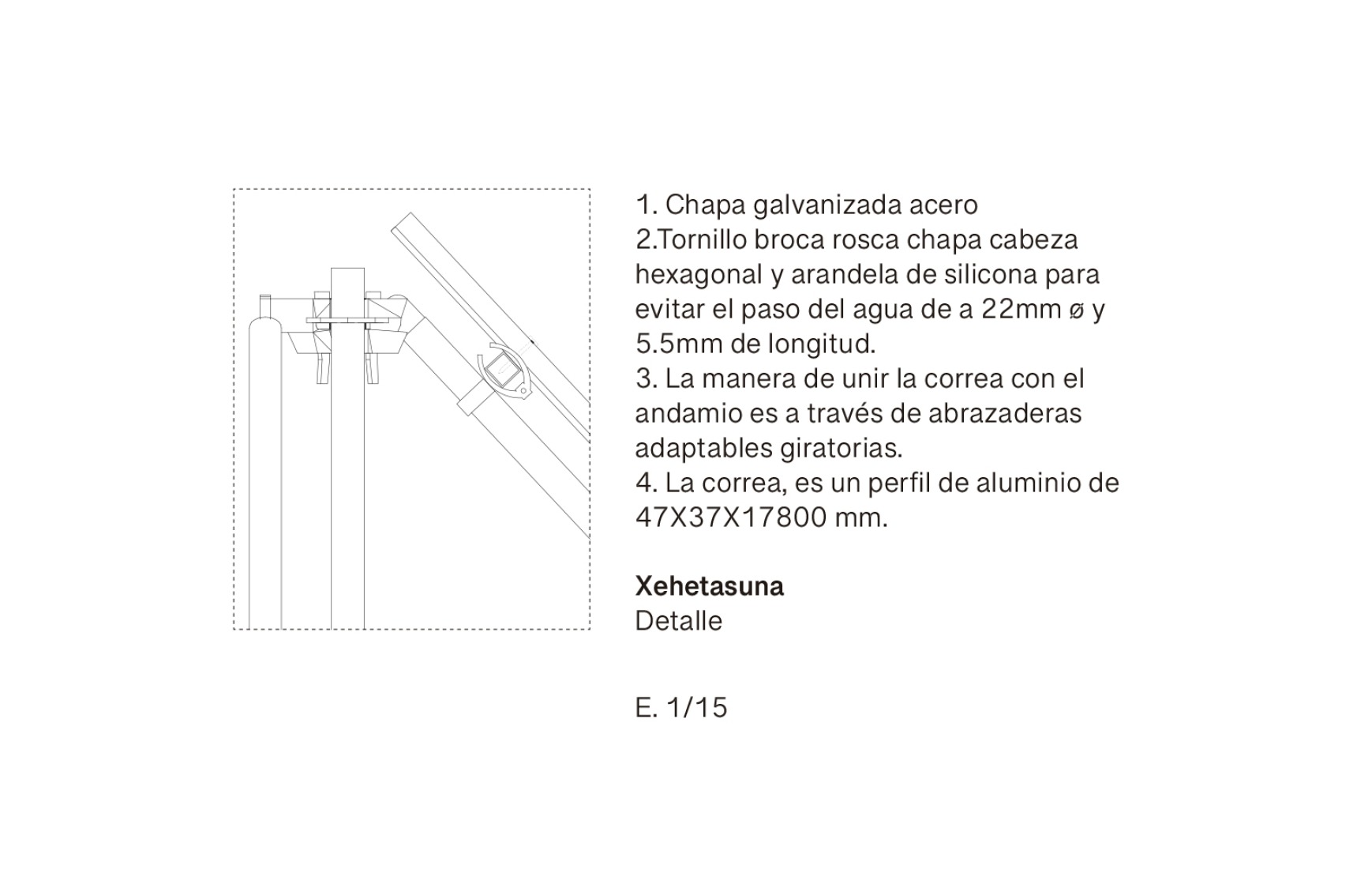 Detail. Etxenoi by AMA Architectural Office.