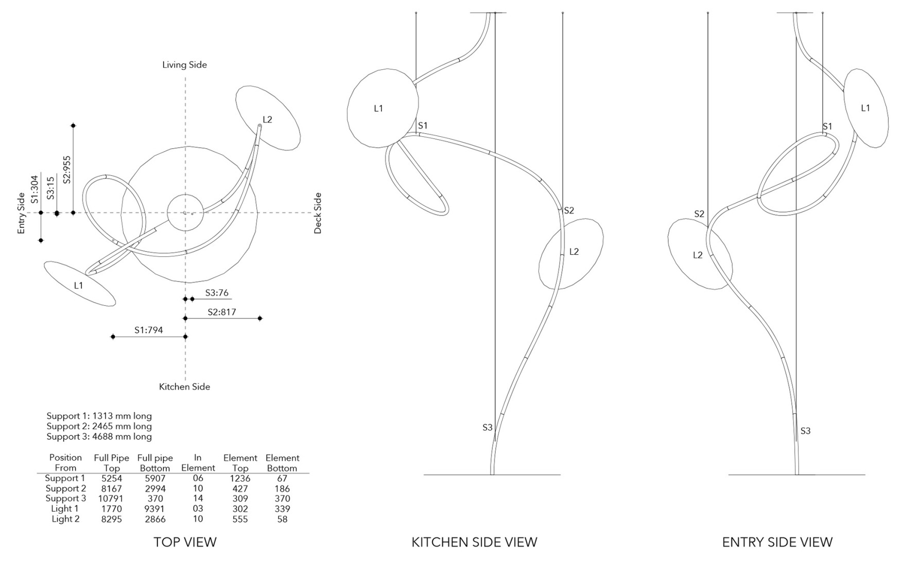 Lamp. MS House by Studio Saransh. 