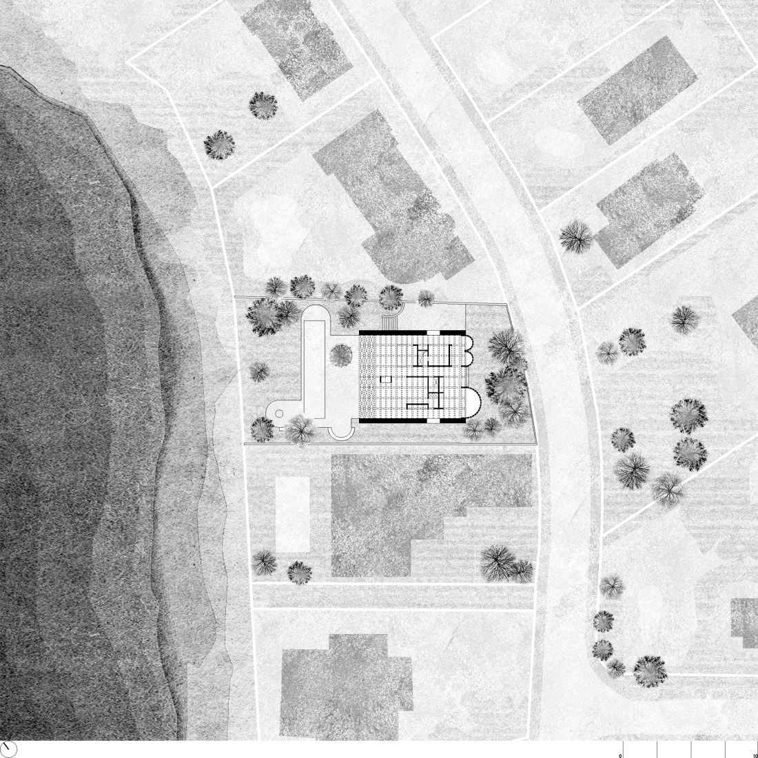 Site plan. Ca na Birgit by TEd'A arquitectes. Site plan. Ca na Birgit by TEd'A arquitectes.