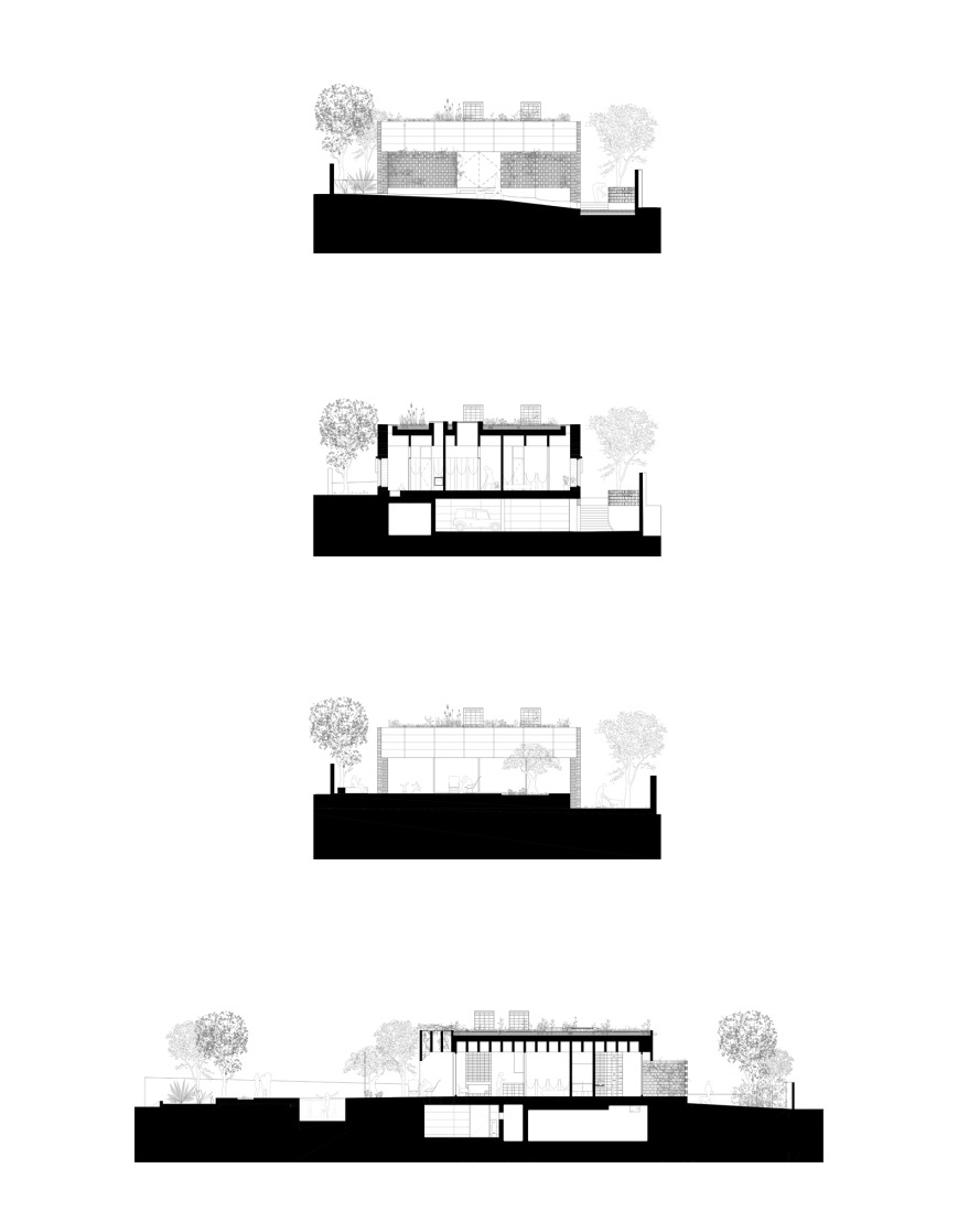Elevations and sections. Ca na Birgit by TEd'A arquitectes. Elevations and sections. Ca na Birgit by TEd'A arquitectes.