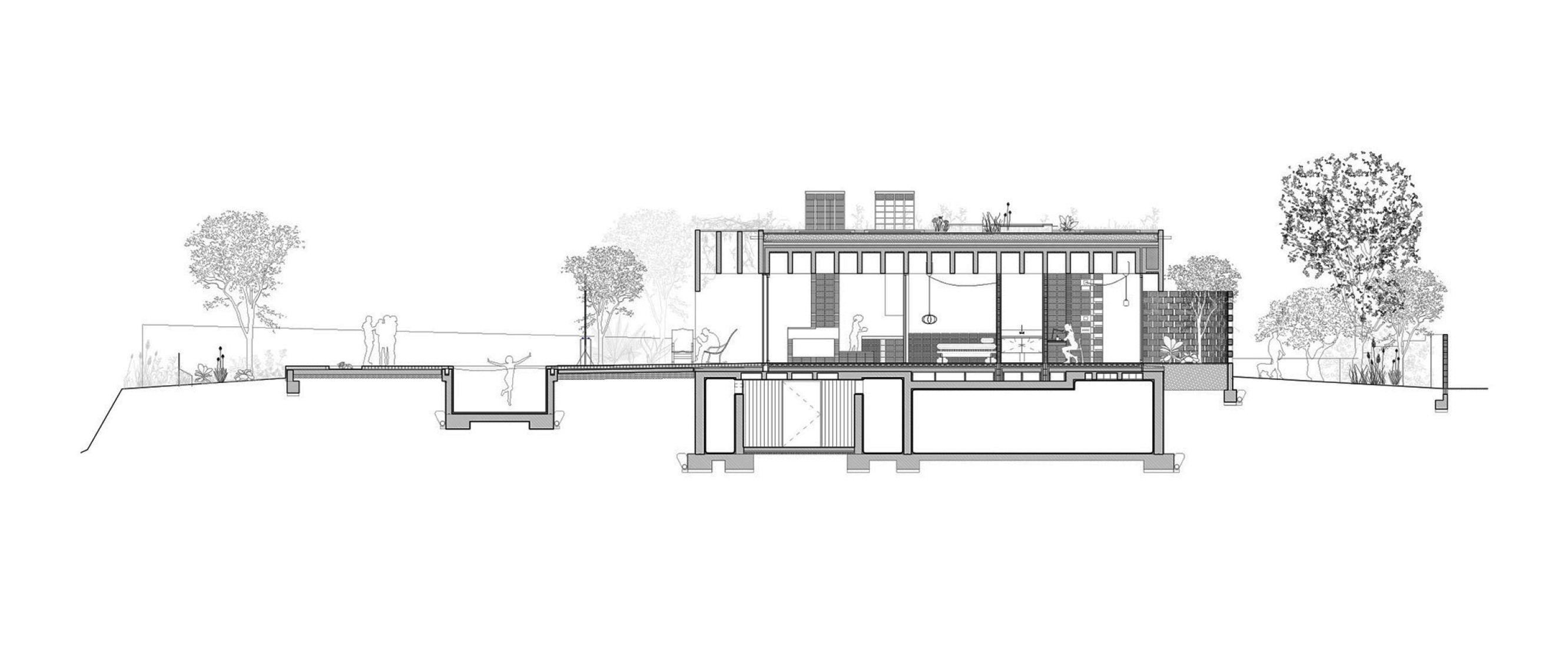 Section. Ca na Birgit by TEd'A arquitectes. Section. Ca na Birgit by TEd'A arquitectes.