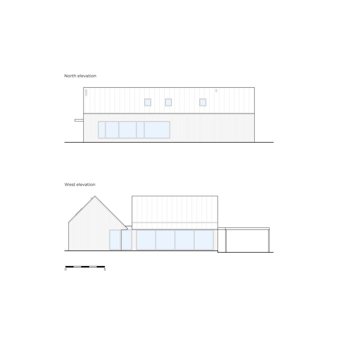 Elevation. House in Jastrzębia Góra by Archmondo.