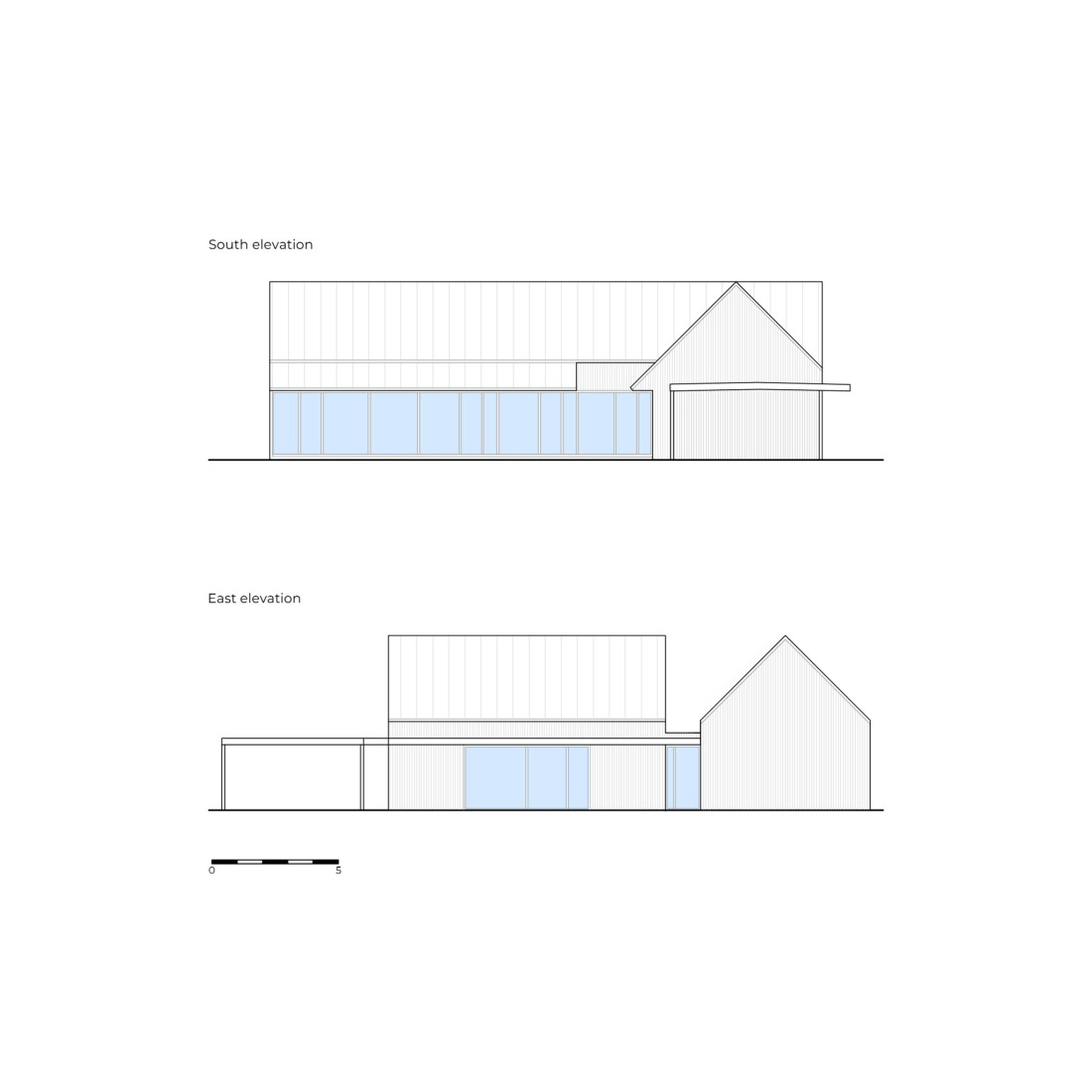 Elevation. House in Jastrzębia Góra by Archmondo.