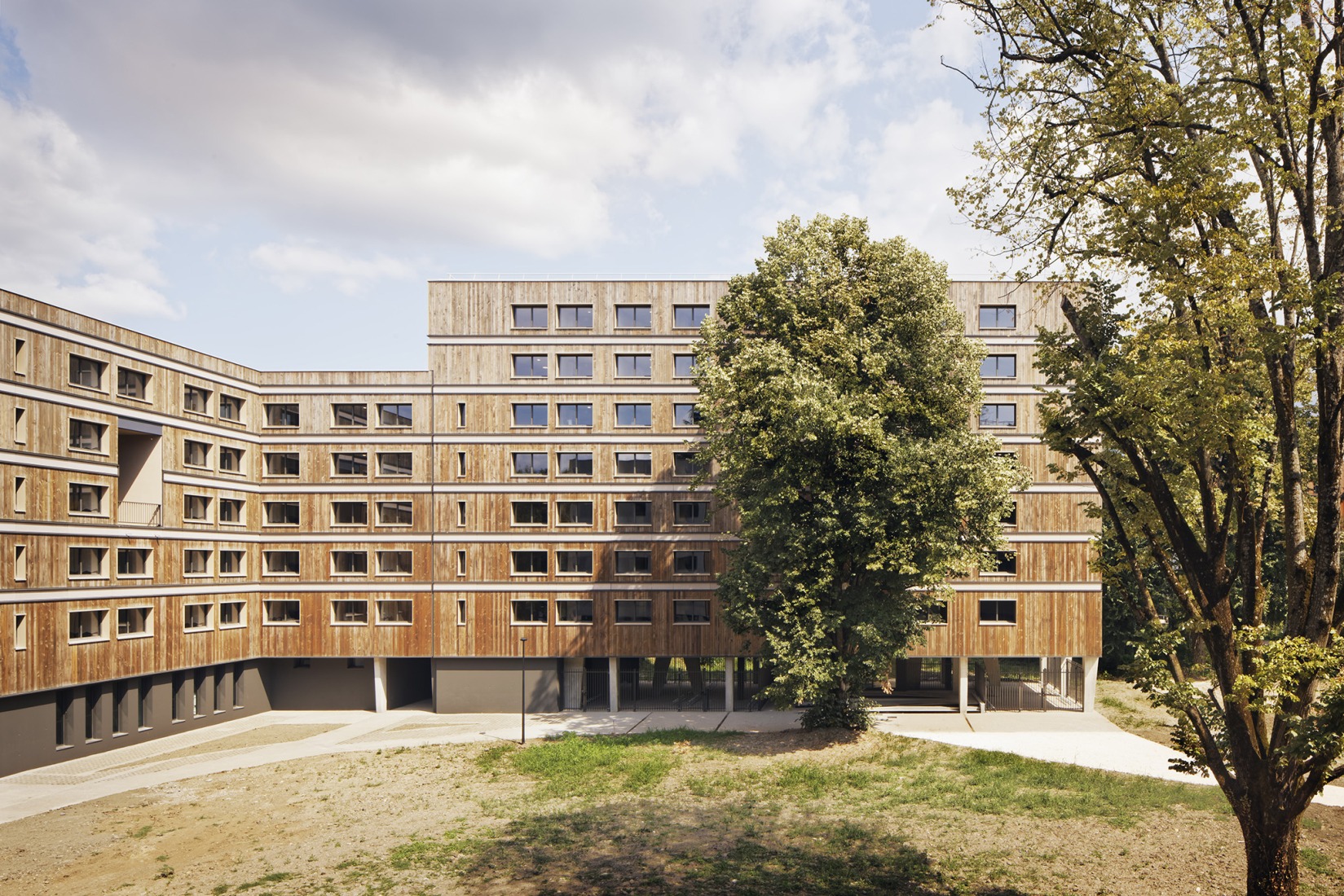 Residencia de estudiantes Joséphine Baker por Ateliers A+ y Atelier Métis. Fotografía por Camille Gharbi.