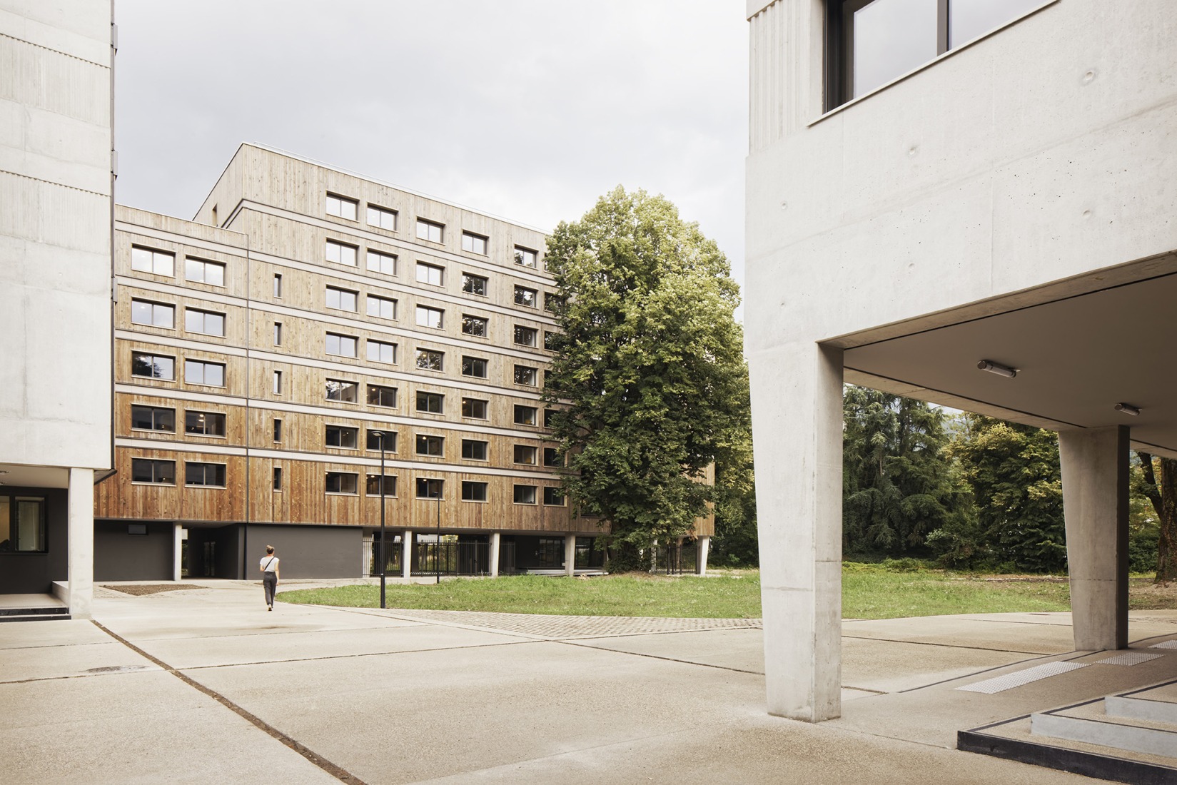 Residencia de estudiantes Joséphine Baker por Ateliers A+ y Atelier Métis. Fotografía por Camille Gharbi.