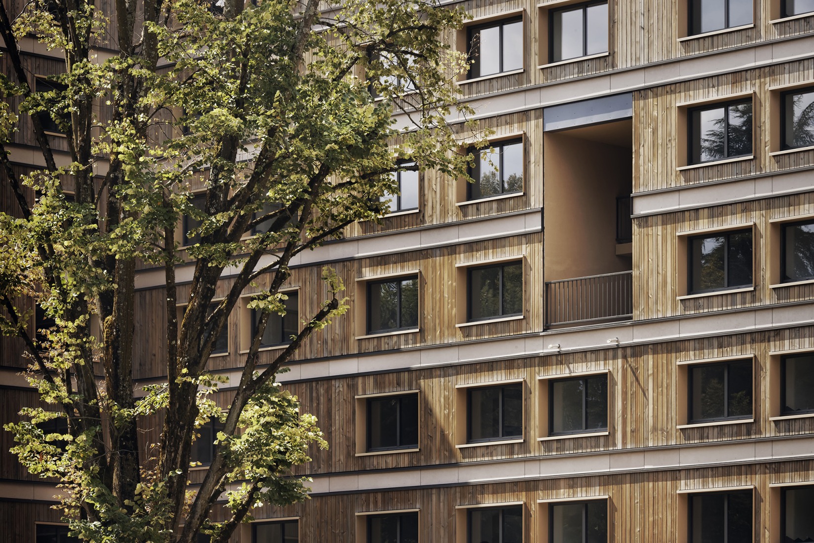 Residencia de estudiantes Joséphine Baker por Ateliers A+ y Atelier Métis. Fotografía por Camille Gharbi.