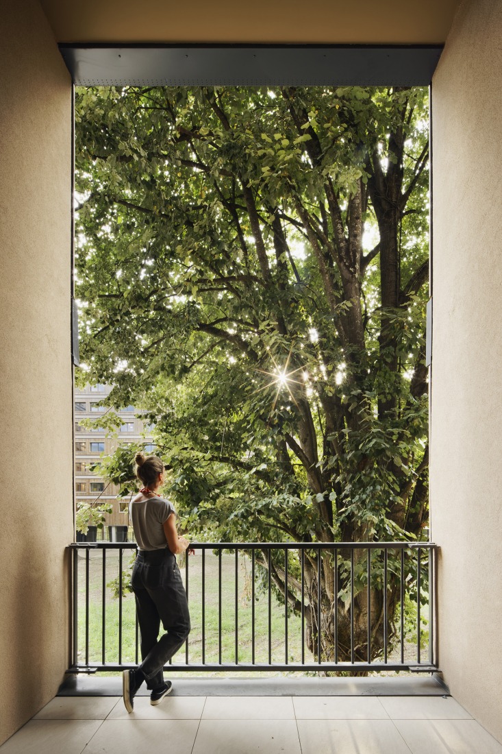 Residencia de estudiantes Joséphine Baker por Ateliers A+ y Atelier Métis. Fotografía por Camille Gharbi.