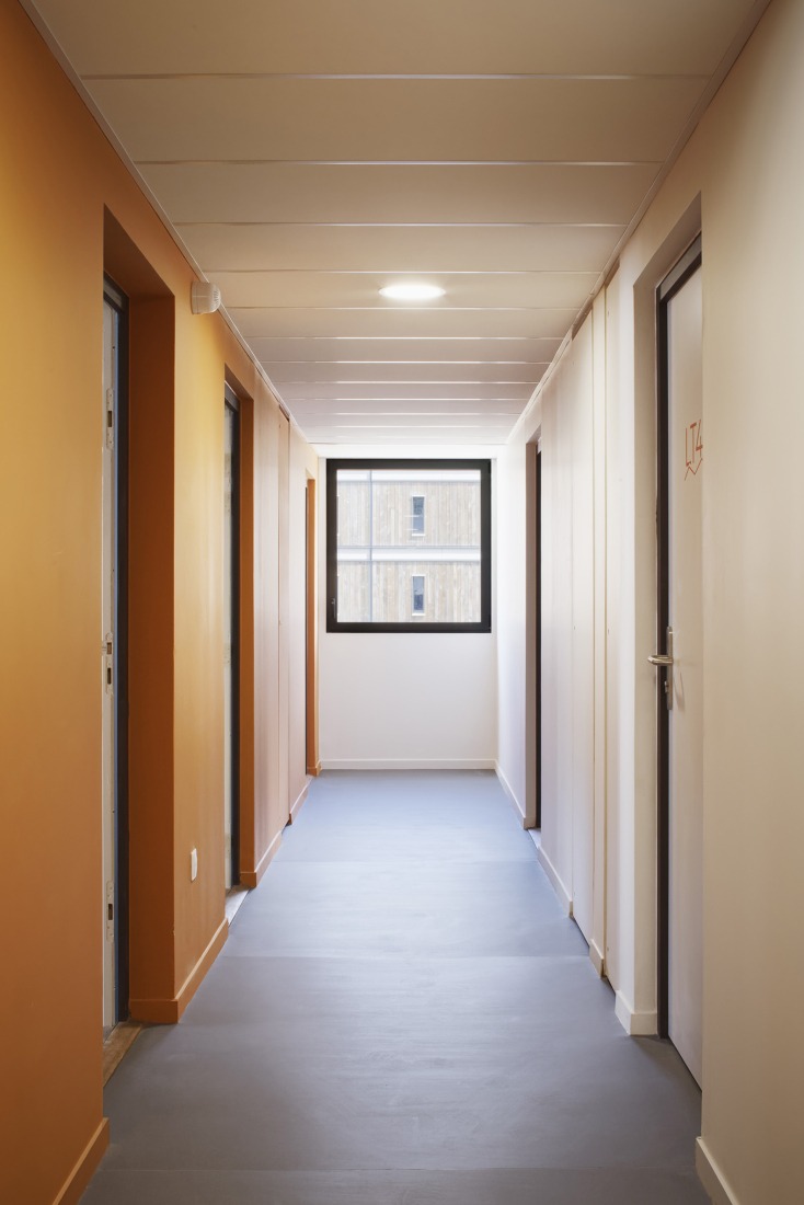 Residencia de estudiantes Joséphine Baker por Ateliers A+ y Atelier Métis. Fotografía por Camille Gharbi.