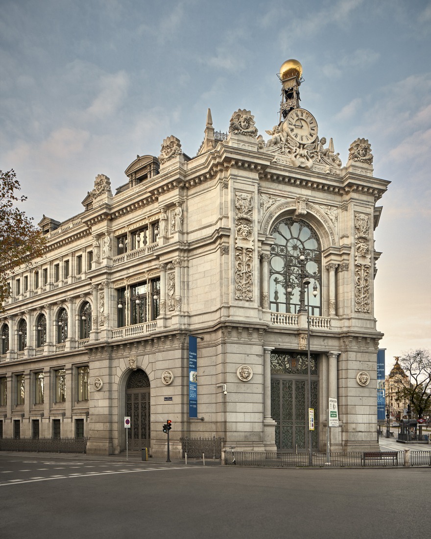 Fachada Banco de España. Fotografía cortesía por El Banco de España.