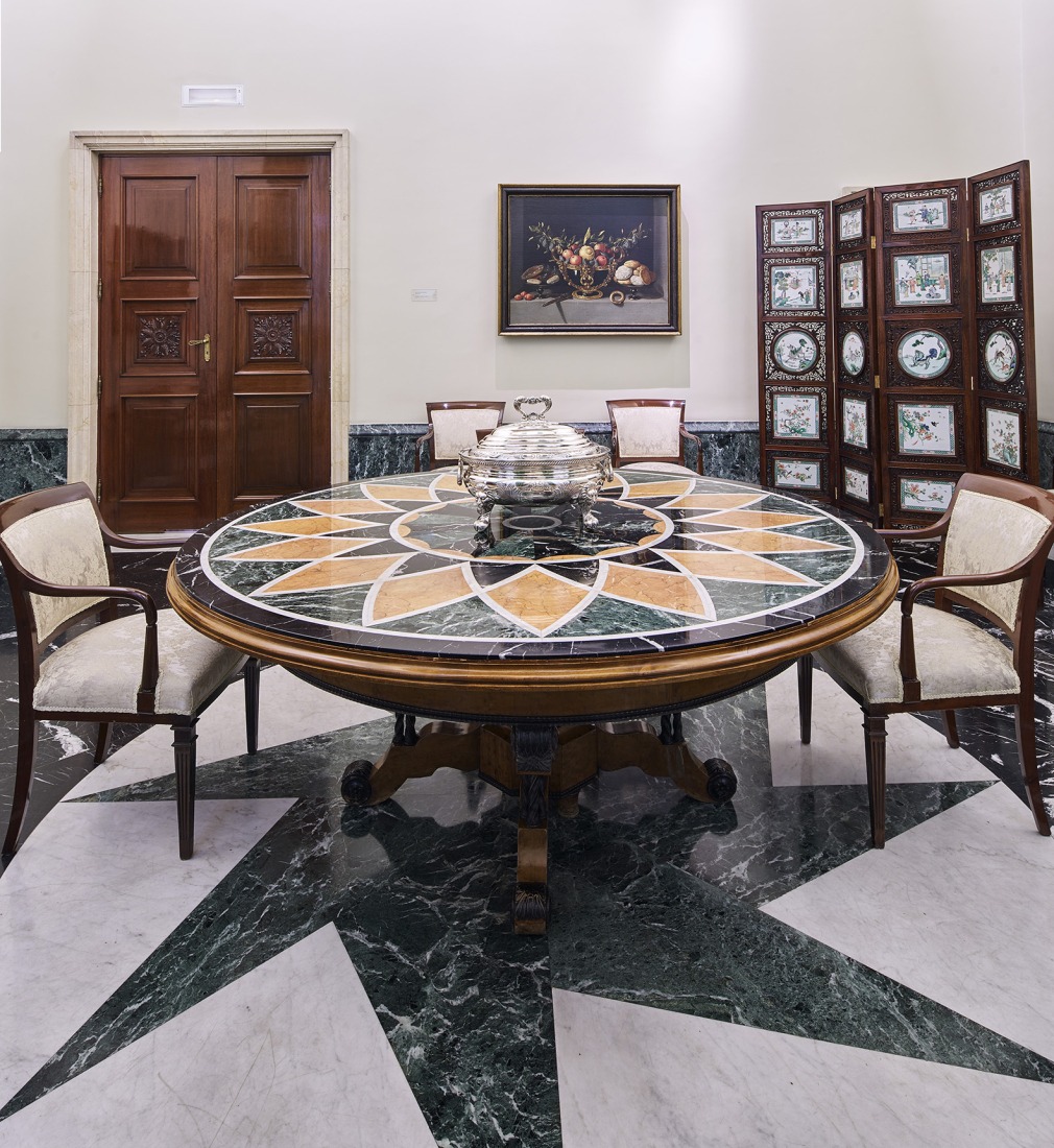 Comedor pequeño. Fotografía cortesía por El Banco de España.