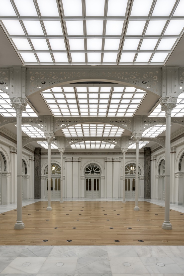 Sala de cobradores. Fotografía cortesía por El Banco de España.