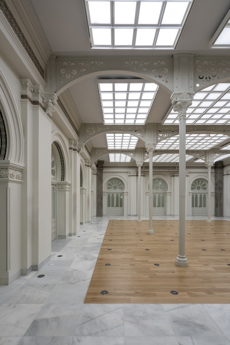 Sala de cobradores. Fotografía cortesía por El Banco de España.