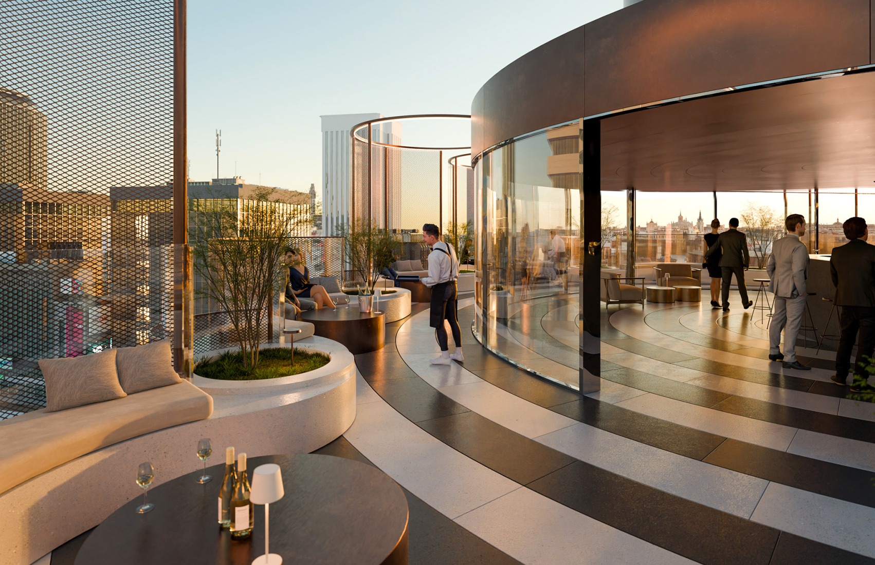 Rendering. Hotel General Perón 27 by BIG. Image courtesy of Ibervalles Socimi.