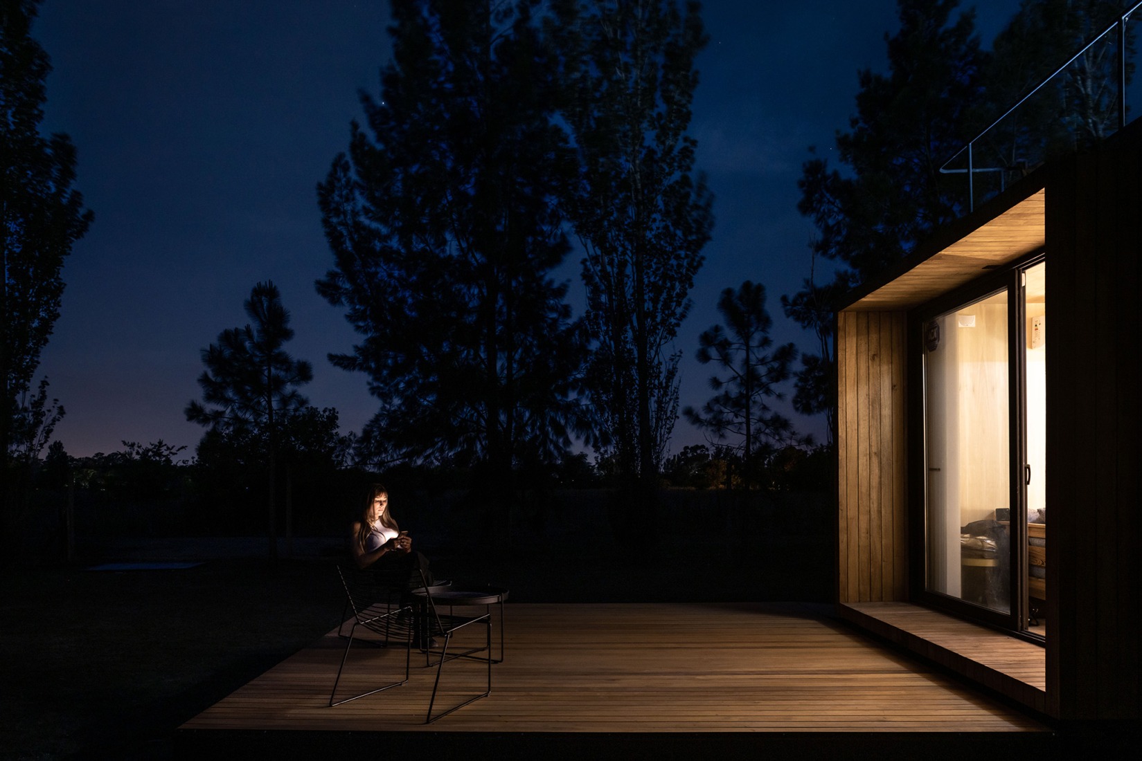 Minimal house in La Plata by Estudio Borrachia. Photograph by Luis Barandiaran.