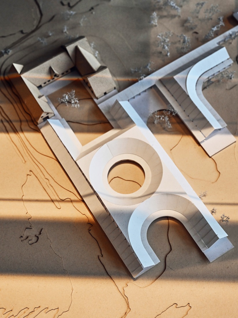 Maqueta del Museo Wegner por Cobe. Imagen cortesía de Museo Wegner.