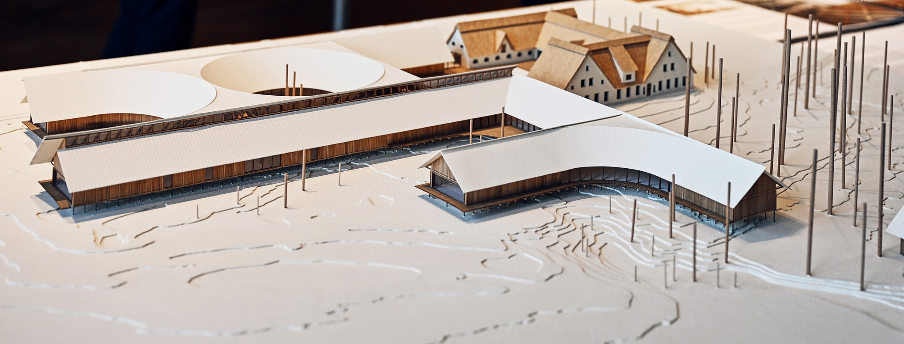 Maqueta del Museo Wegner por Cobe. Imagen cortesía de Museo Wegner.