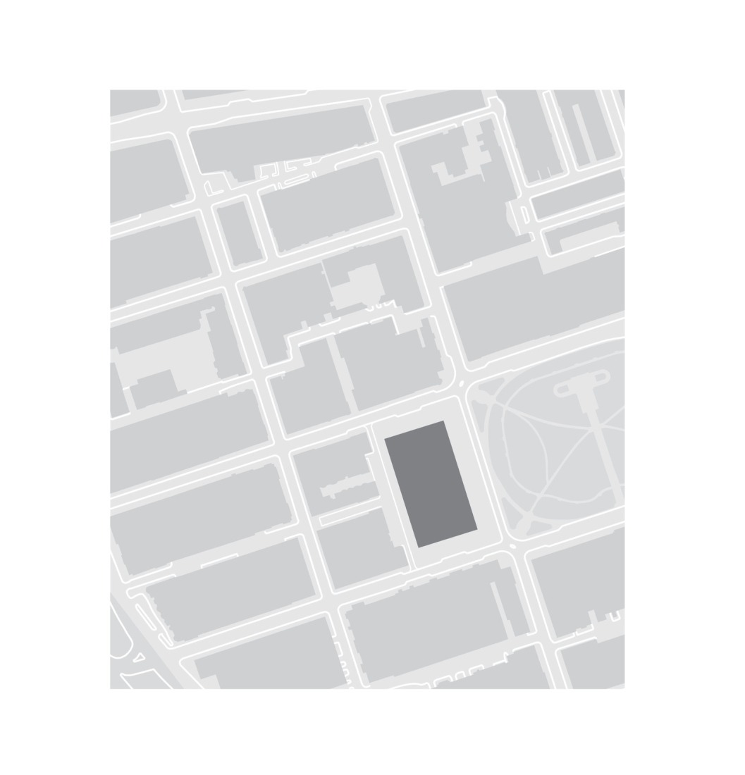 Site plan. 30 Grosvenor Square by David Chipperfield Architects. 