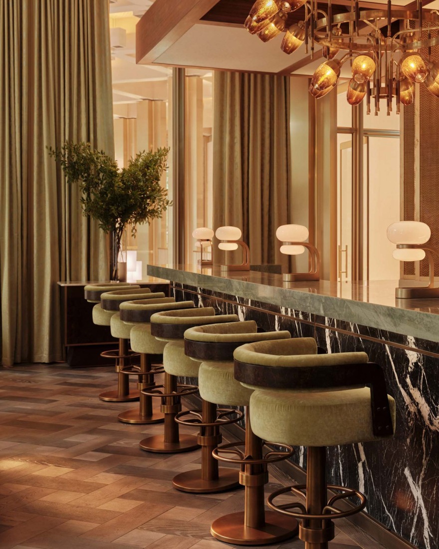 Interior design. 30 Grosvenor Square by Joseph Dirand. Photograph by Ben Anders. Image courtesy of The Chancery Rosewood / Rosewood Hotels & Resorts