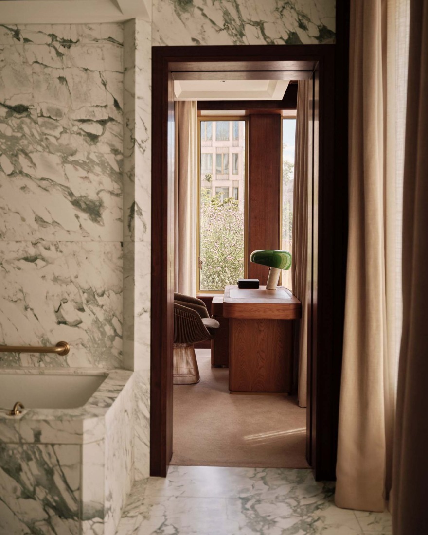 Interior design. 30 Grosvenor Square by Joseph Dirand. Photograph by Ben Anders. Image courtesy of The Chancery Rosewood / Rosewood Hotels & Resorts