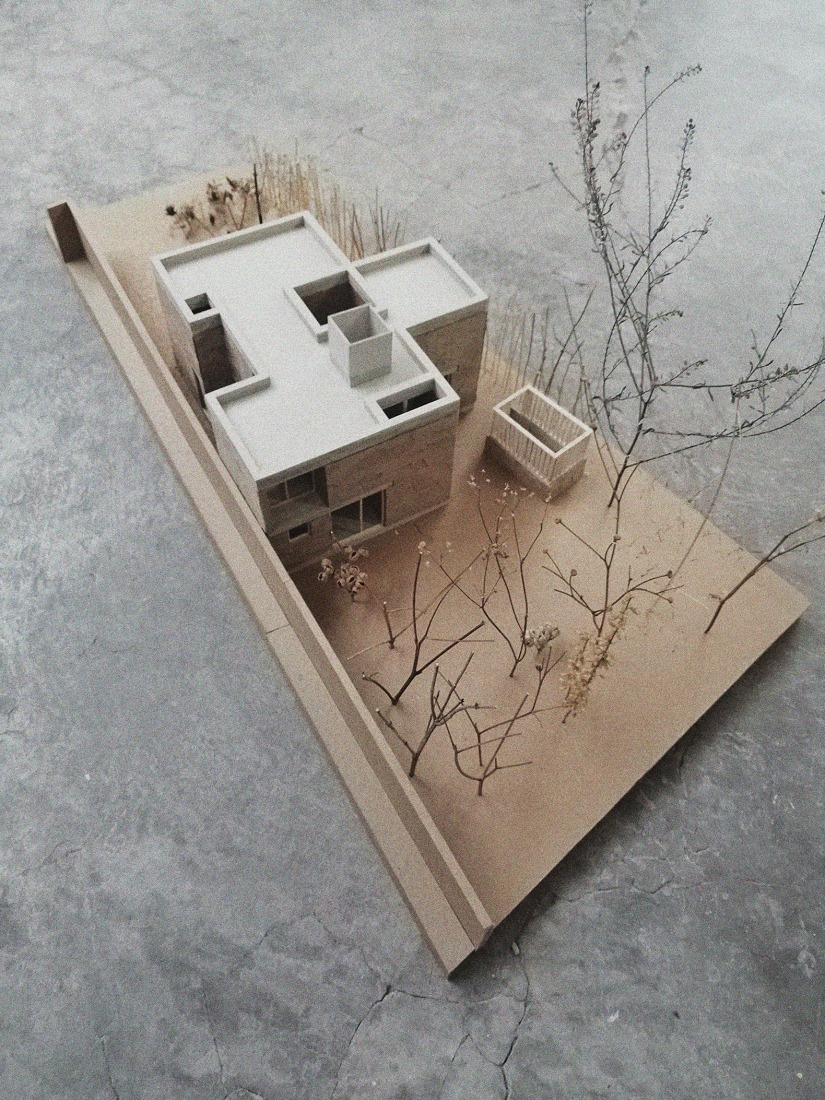 Maqueta. Casa Finlandia por Escobedo Soliz.