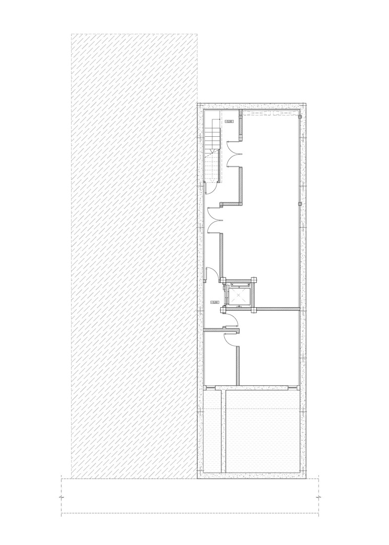 Plano de planta sótano. Hotel Silken Saaj por estudioUAD. Plano de planta sótano. Hotel Silken Saaj por estudioUAD.