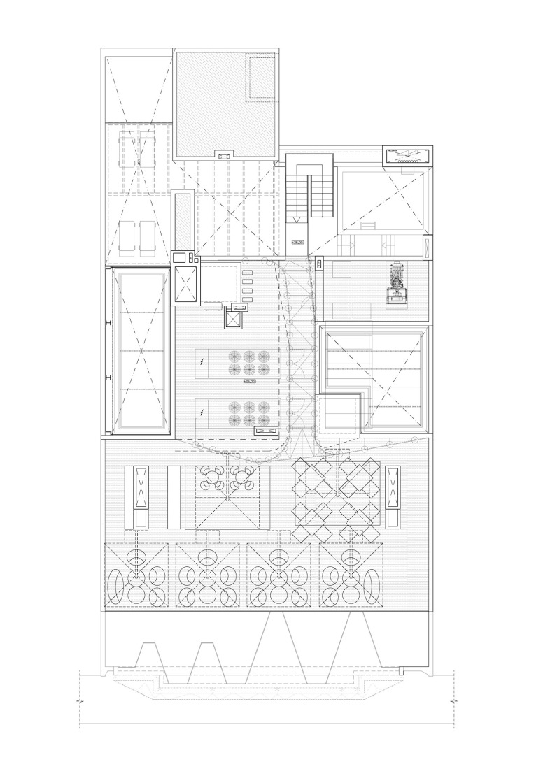 Plano de séptima planta. Hotel Silken Saaj por estudioUAD. Plano de séptima planta. Hotel Silken Saaj por estudioUAD.
